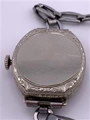 1921 ELGIN WATCH CO Lady's Wristwatch LADY ELGIN 444 18K White Gold 5dwt